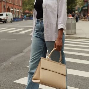 Chic Tan Shoulder Bag by Modern Picnic